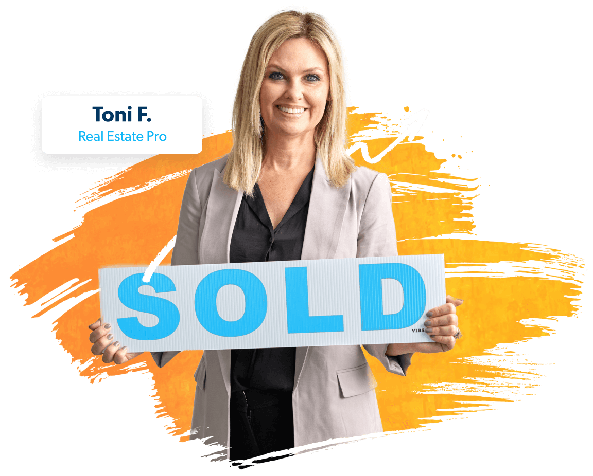 RamseyTrusted Real Estate Agent holding "SOLD" sign