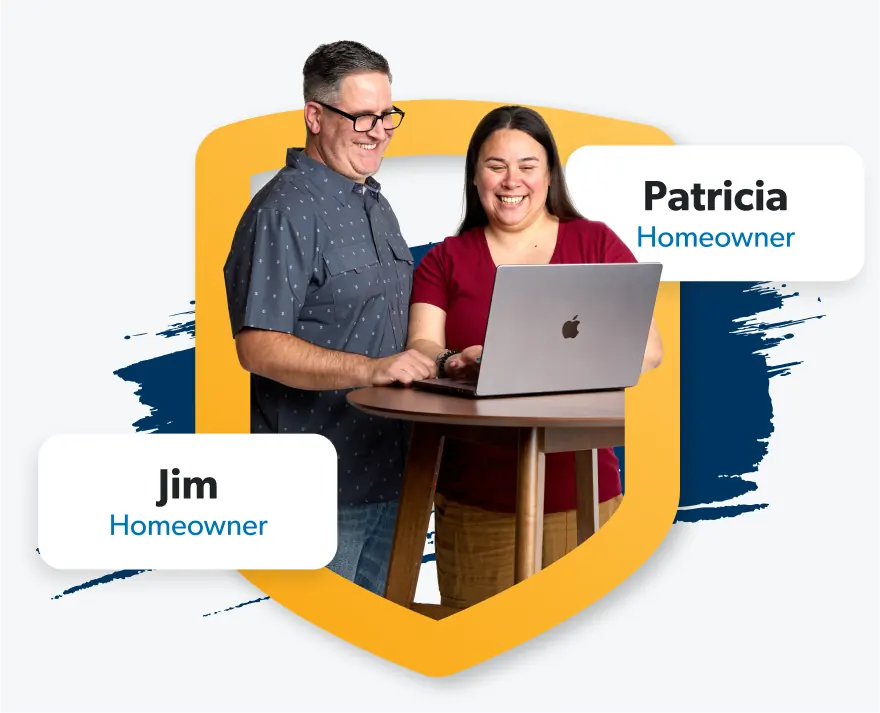 Homeowners, Jim and Glenda