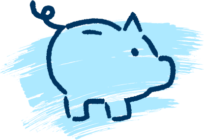 Piggy bank illustration