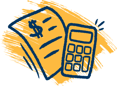 Paper and calculator illustration