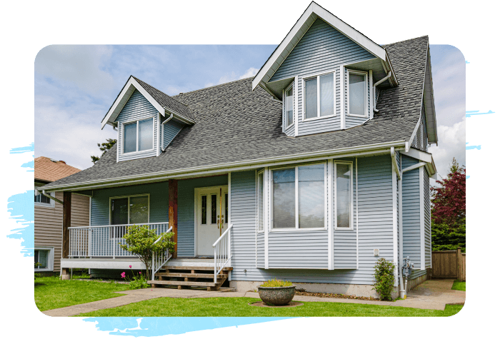 Small, single family home with yard