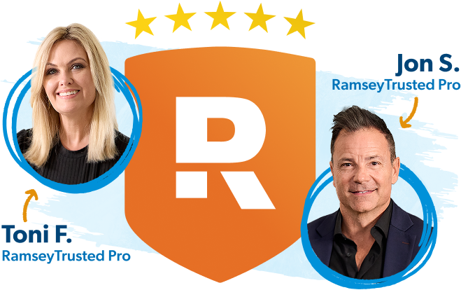 RamseyTrusted logo and two RamseyTrusted pros