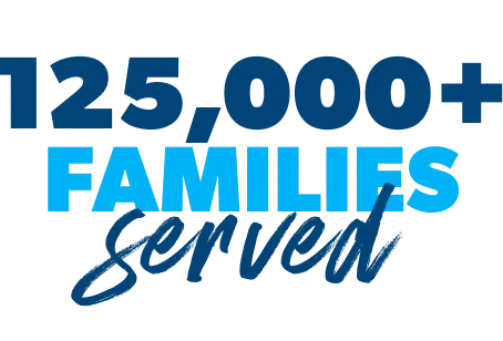 125,000+ families served.