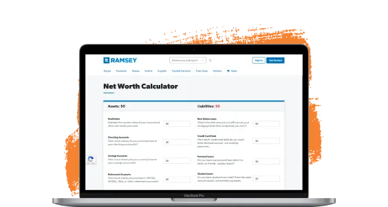 Net Worth Calculator Image