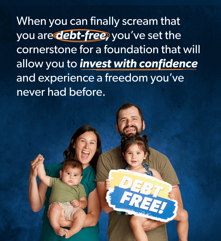 Debt free scream image