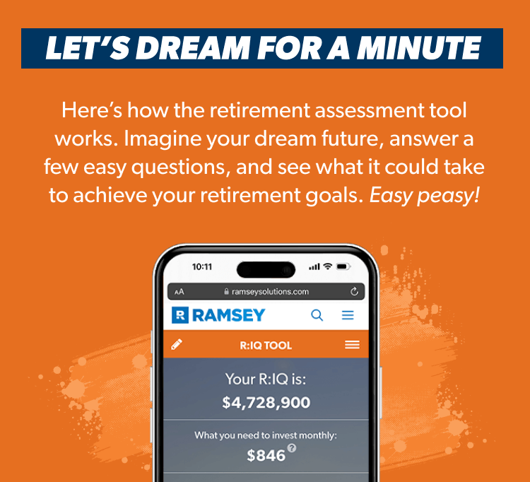 Retirement assessment tool graphic