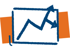 icon of stock market