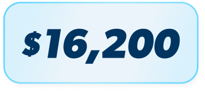 $16,200