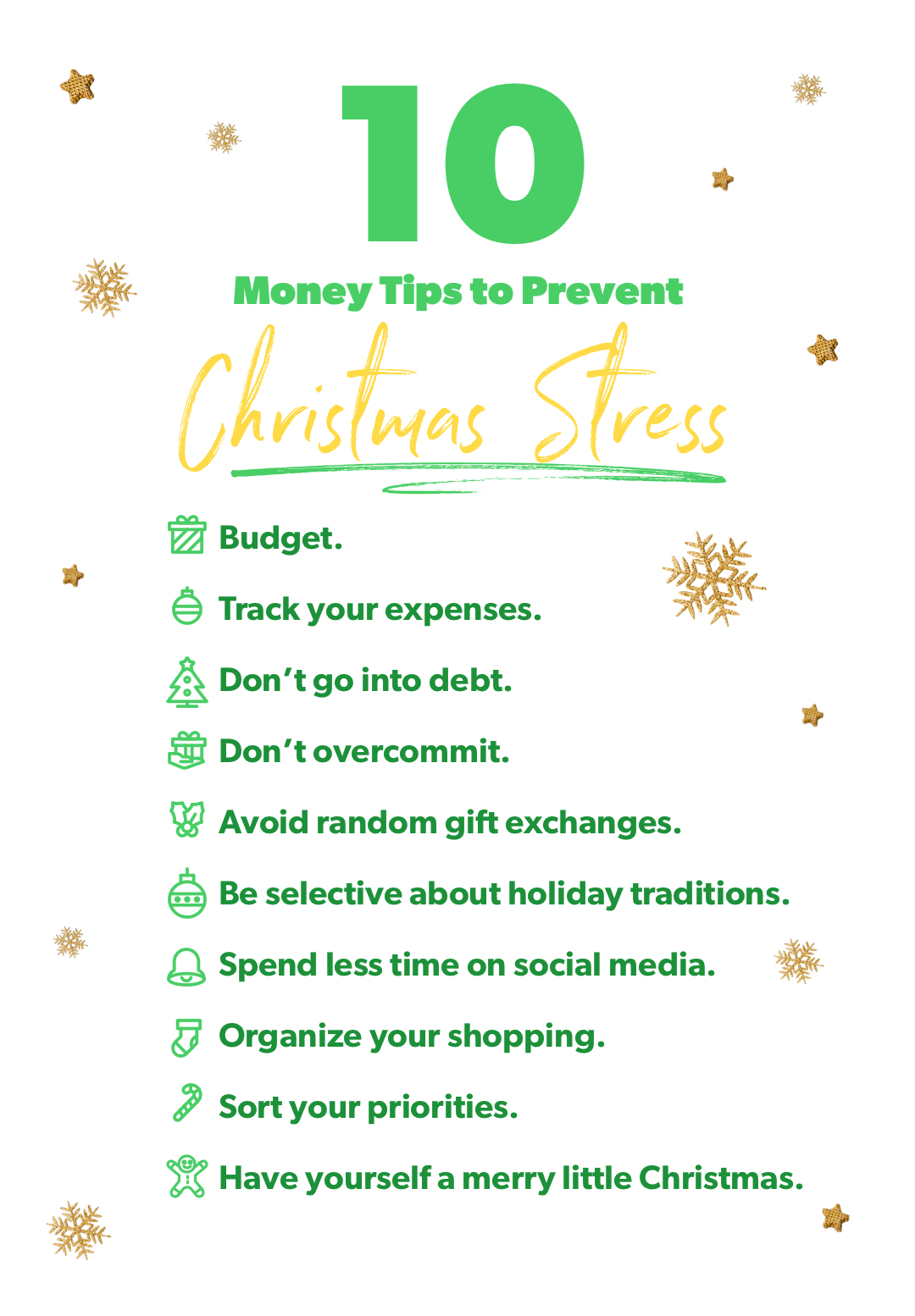 10 Money Tips to Prevent Christmas Stress