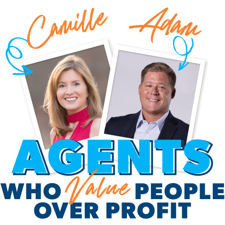 Photo of Pros Camille and Adam. Agents who value people over profit