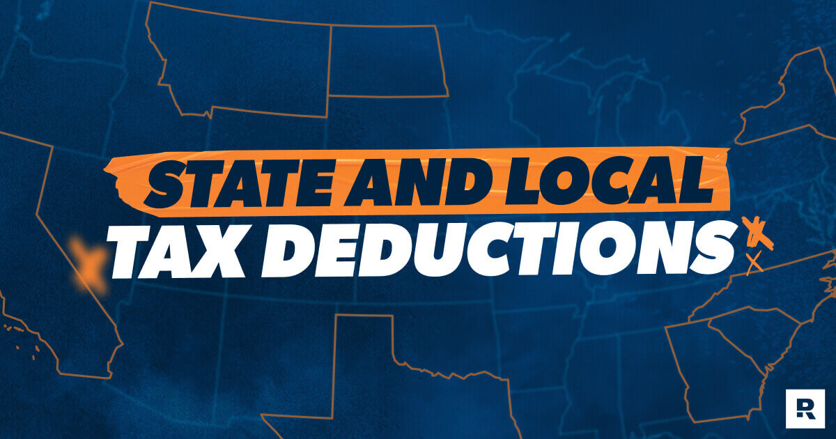 State and local tax deductions displayed on the map.