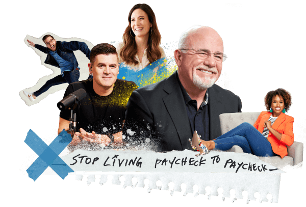 Ramsey Personalities with subtitle "stop the paycheck to paycheck cycle"