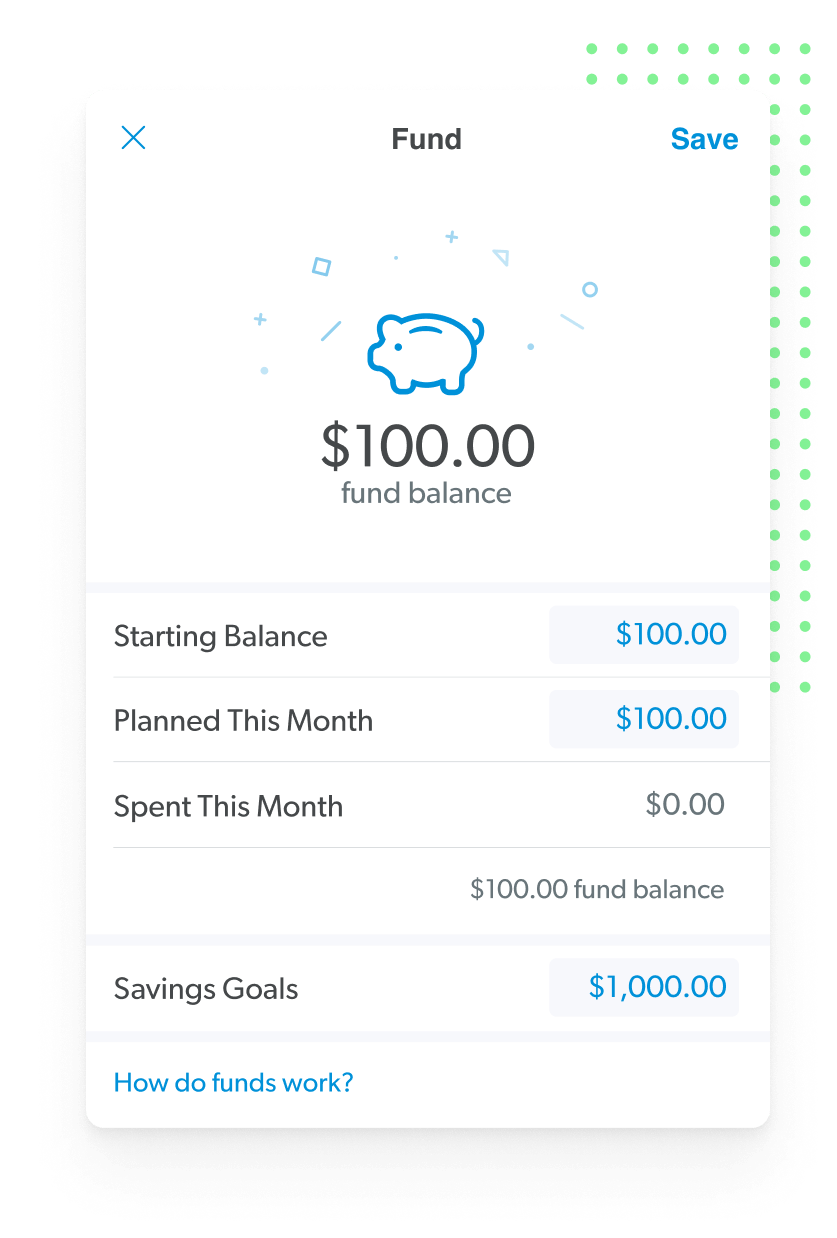EveryDollar Savings Goals Feature