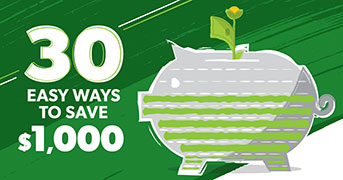 30 easy ways to save up to $1,000