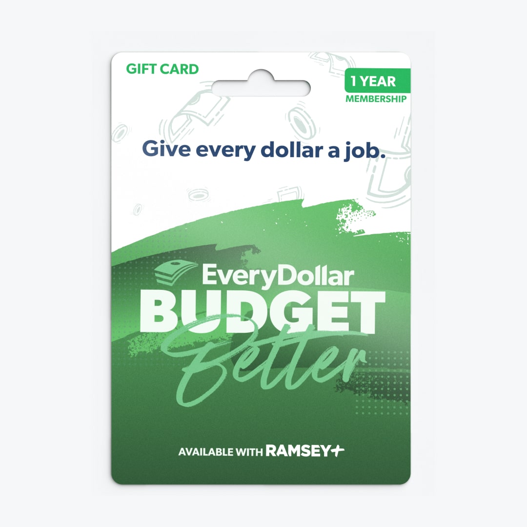 EveryDollar Premium Version One-Year Gift Card