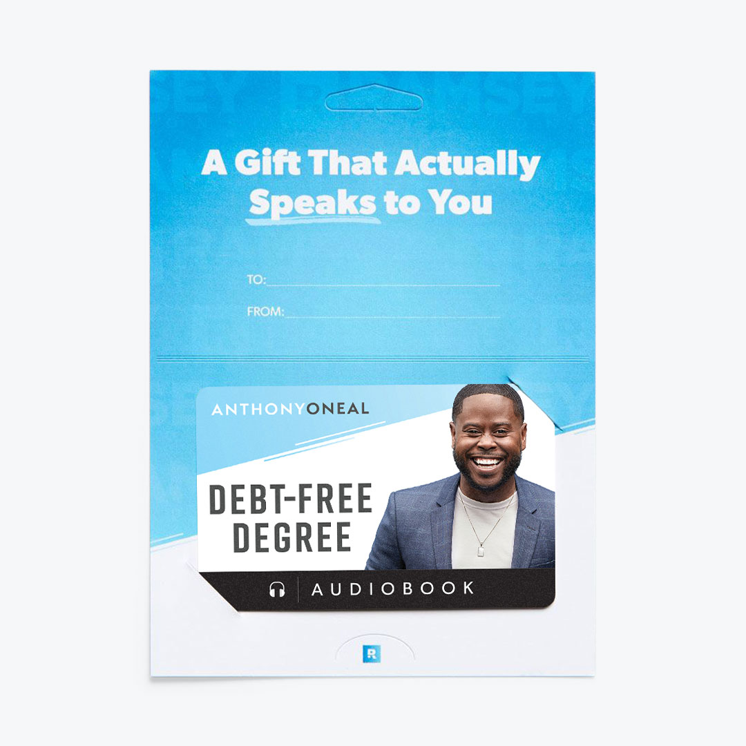 Debt-Free Degree Audiobook Gift Card