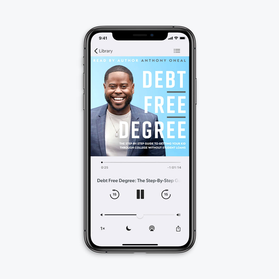 Debt-Free Degree by Anthony ONeal (Audiobook Download)