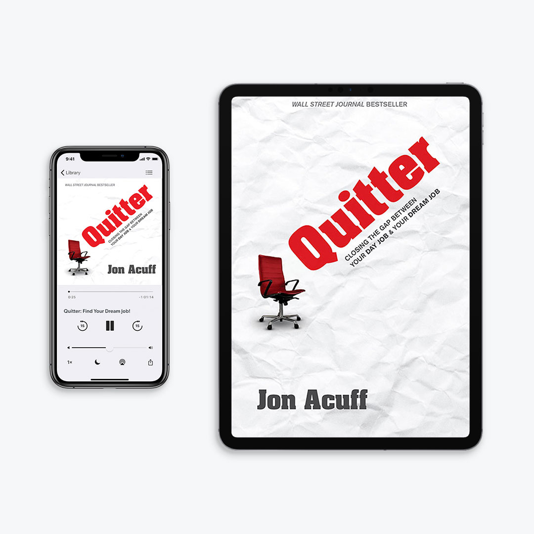 Quitter by Jon Acuff - Audiobook + E-Book