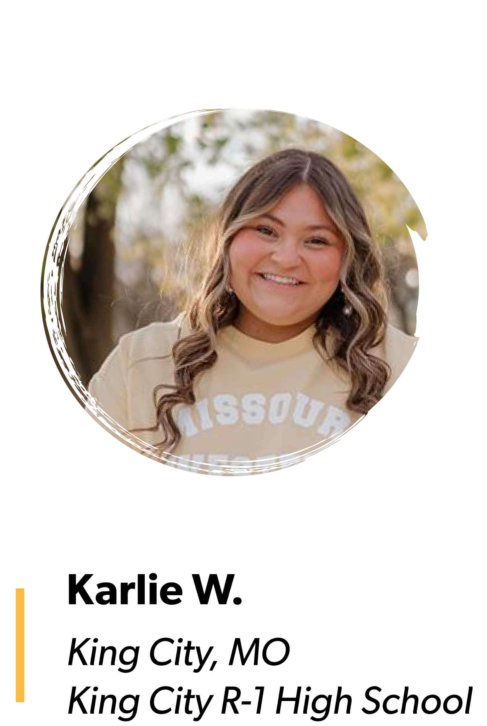 Karlie W. King City, MO King City R-1 High School