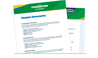 Foundations in Economics samples