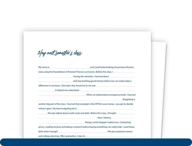 How to Save $500 Activity