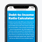 Debt to income ratio calculator