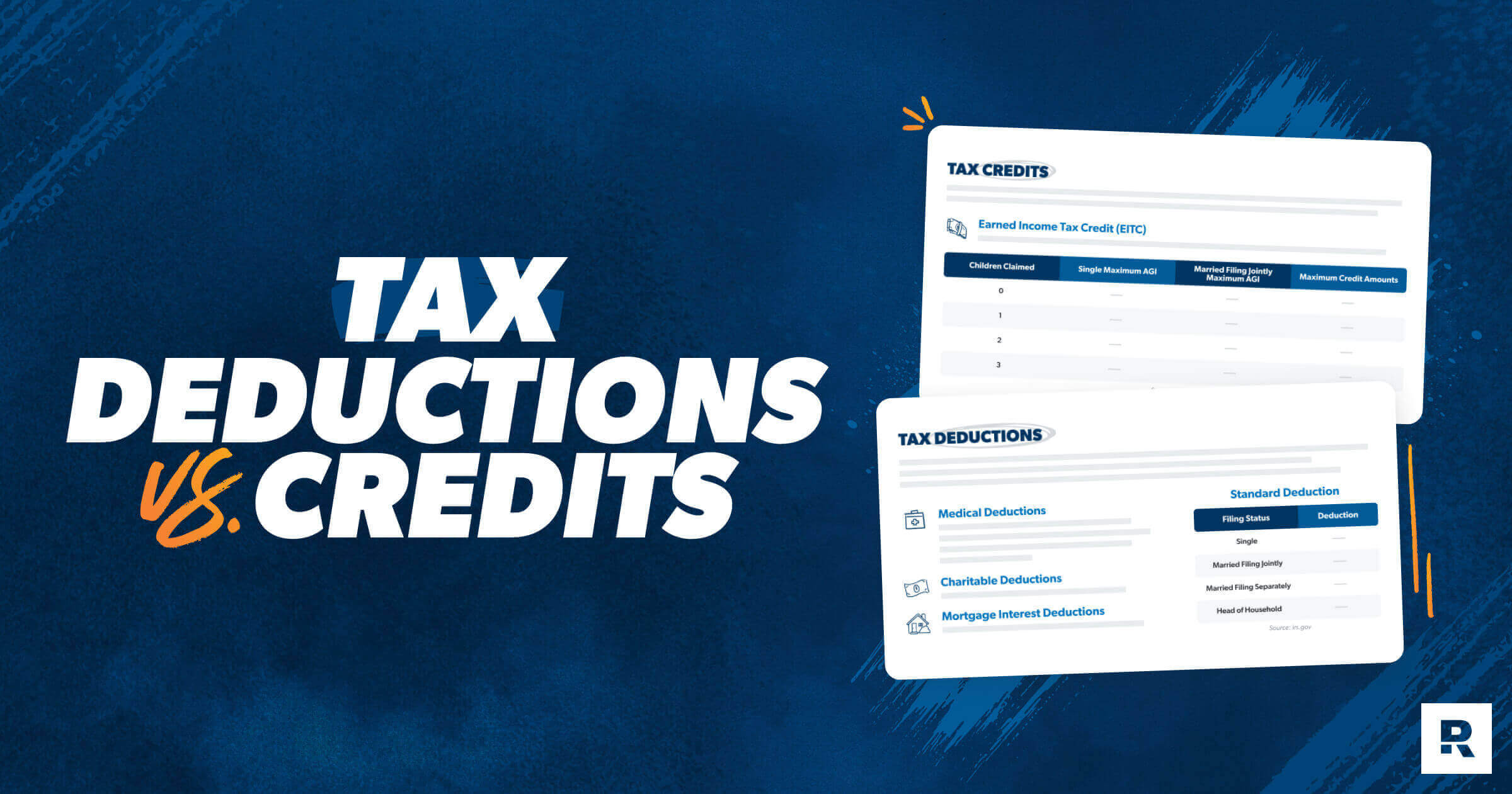 Tax deductions vs. tax credits