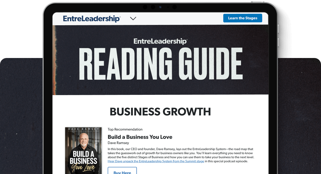 EntreLeadership Reading Guide