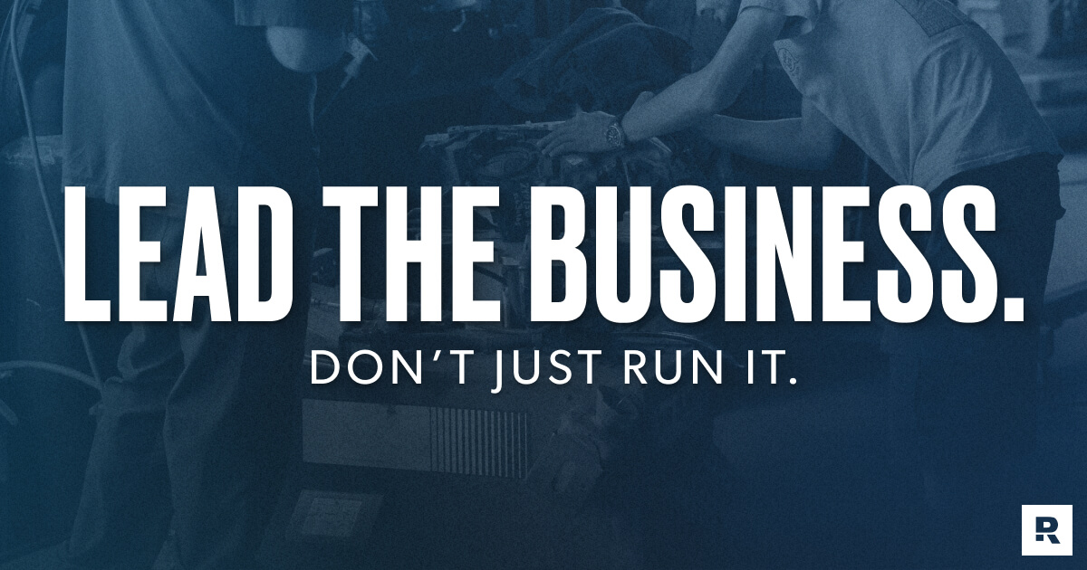 Work on your business_not in it