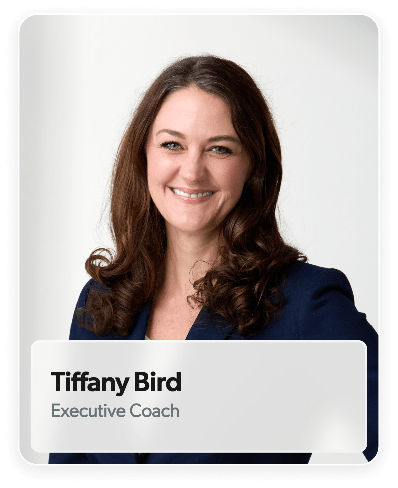 Tiffany Bird, Executive Coach