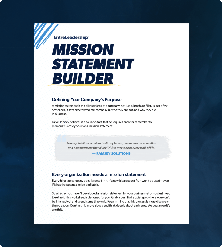 Mission Statement Builder