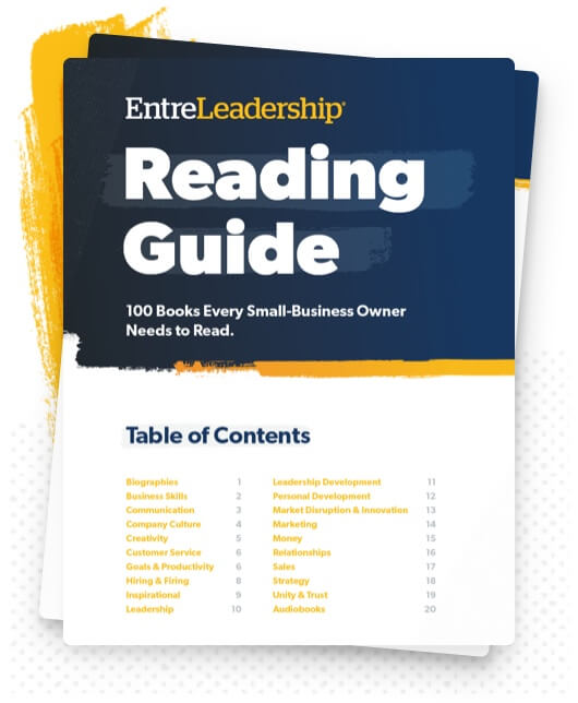 EntreLeadership Reading Guide