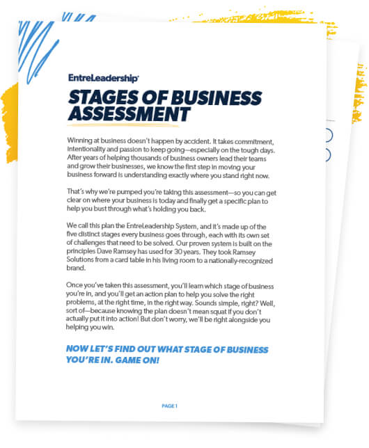 Stages of Business Assessment