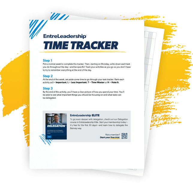 EntreLeadership Time Tracker Tool