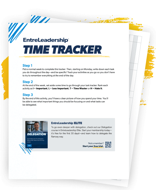 EntreLeadership Time Tracker Tool