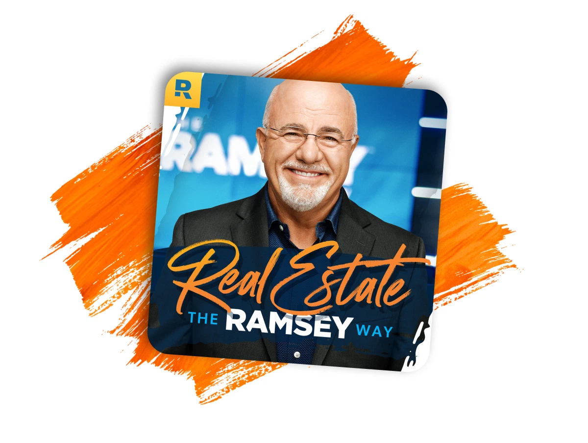 Real Estate the Ramsey Way book and podcast artwork