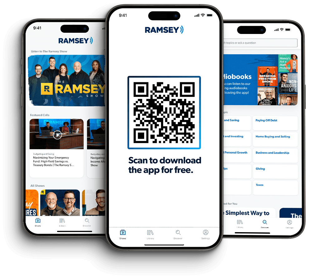 Ramsey Network App Home Page 