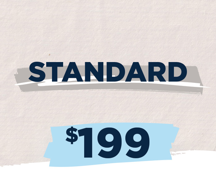 Standard Pricing $199