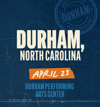 Durham, North Carolina, April 23rd, Durham Performing Arts Center