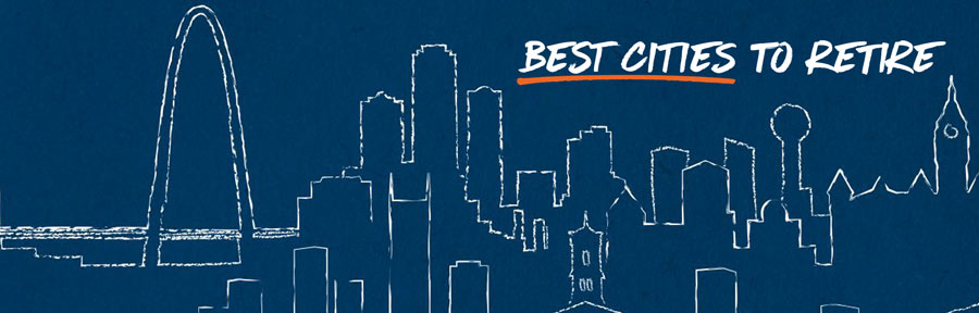 Outlines of the best cities to retire.