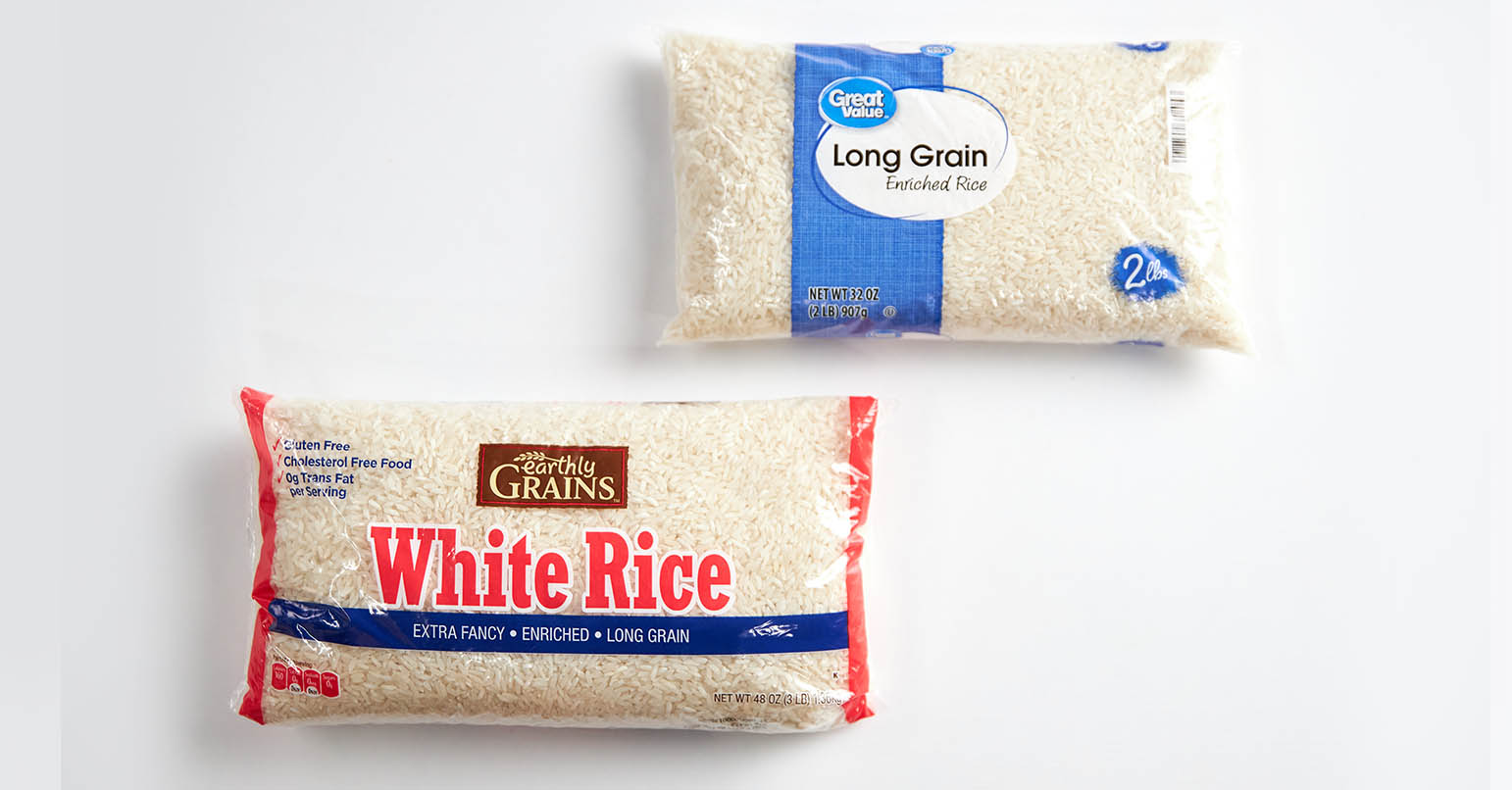 Aldi vs Walmart Rice