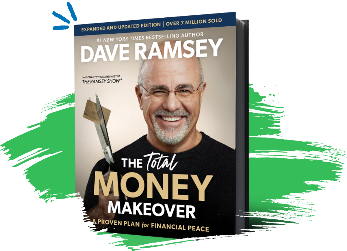 Cover of Dave Ramsey’s best-selling book 'The Total Money Makeover' with tagline: Get Out of Debt and Stop Living Paycheck to Paycheck
