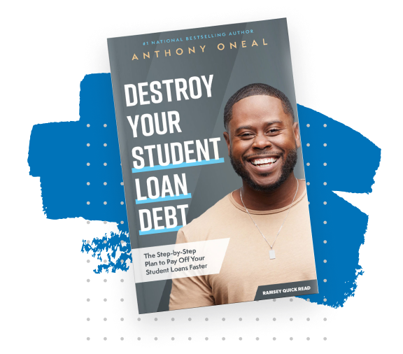 book cover for Destroy Your Student Loan Debt by Anthony Oneal