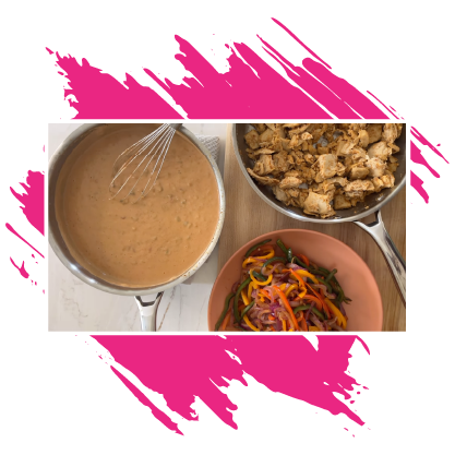 Chicken fajita casserole