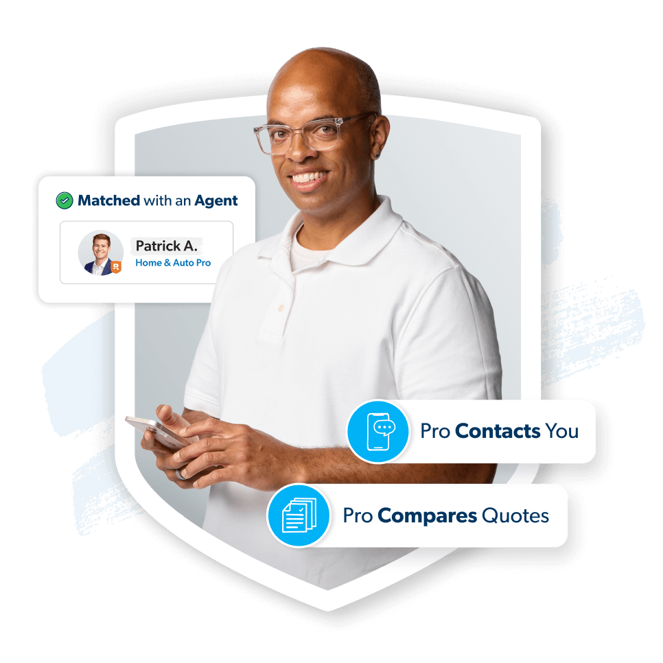 Man holding a phone saying he connected with a pro