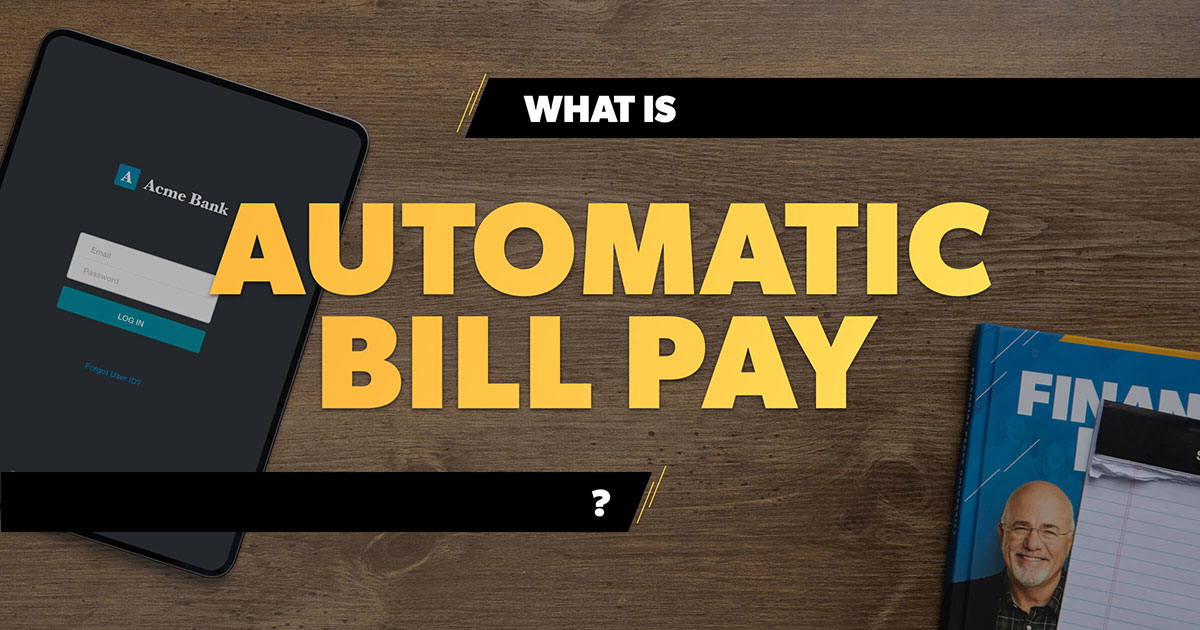 What is the best way to auto pay bills?