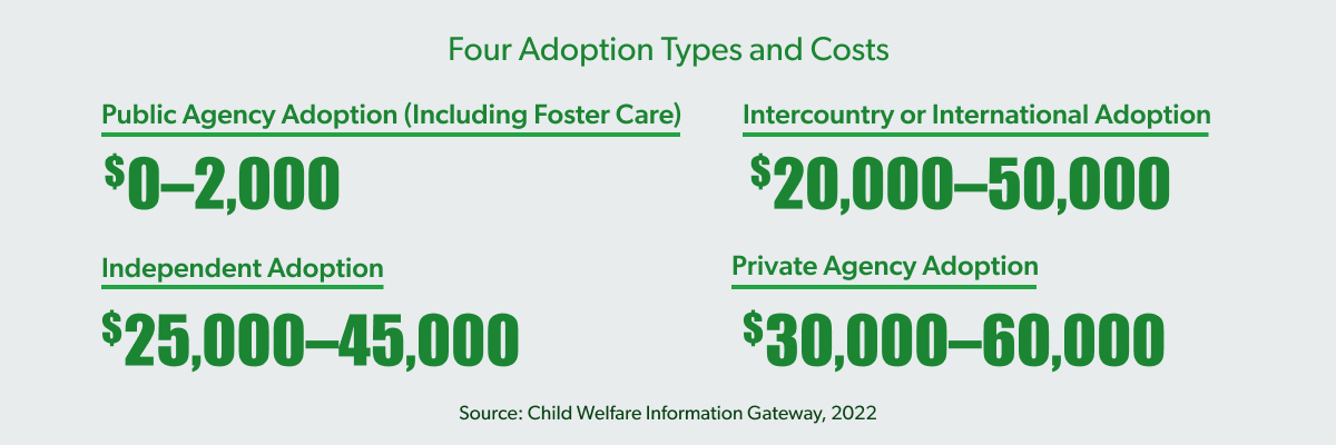 four types of adoption and their costs