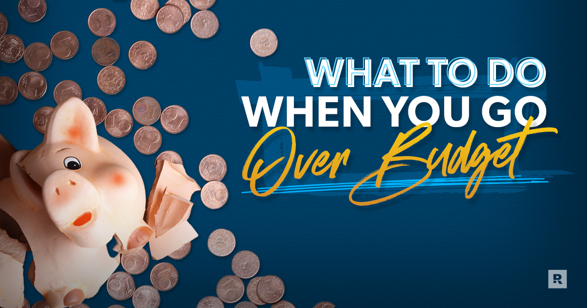 what to do when you go over budget