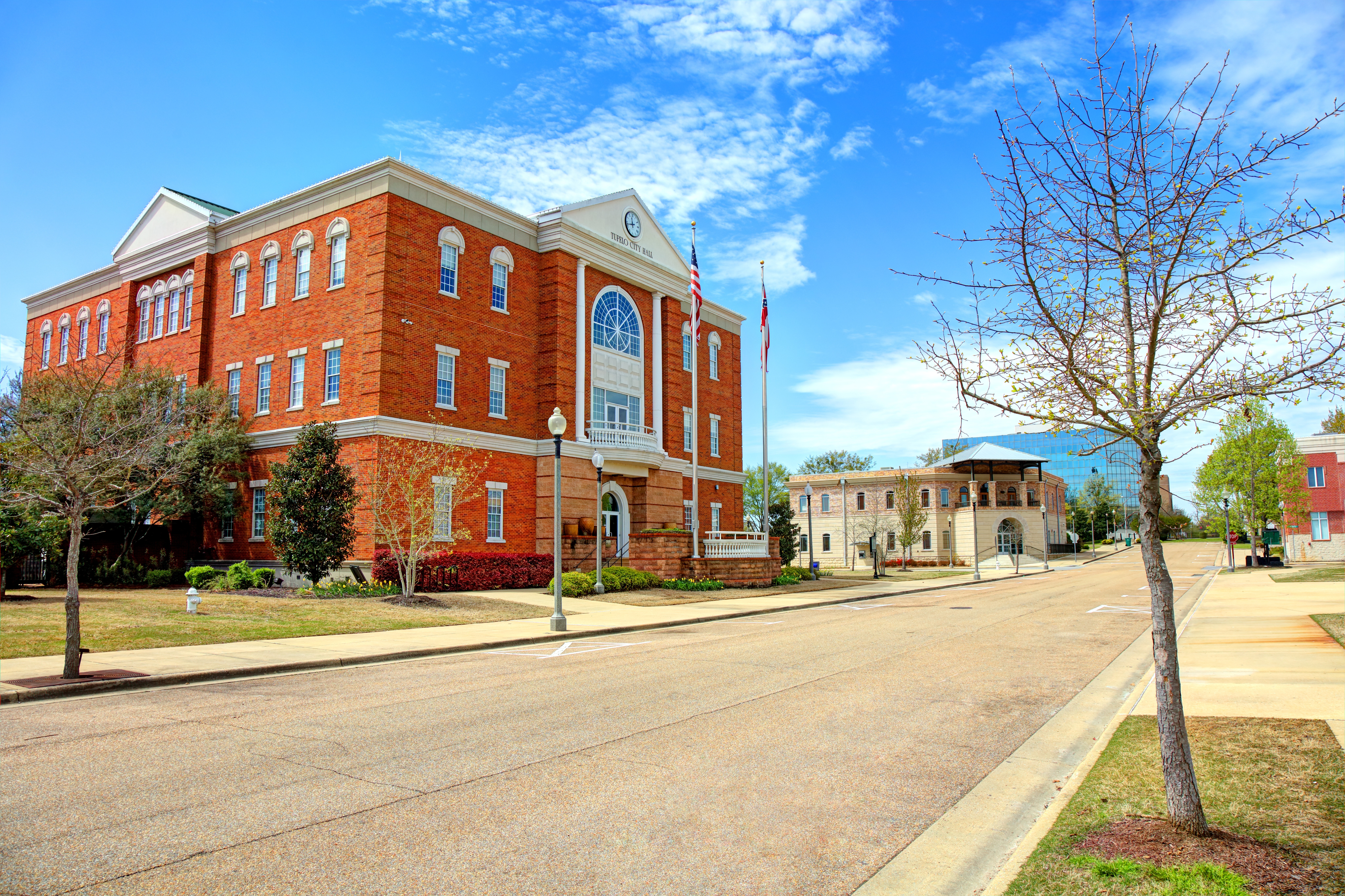 Photo of downtown Tupelo, Mississippi.
