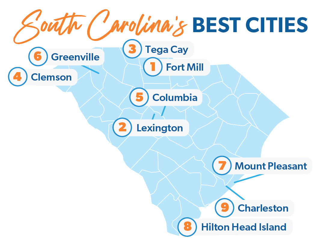south carolina's best cities